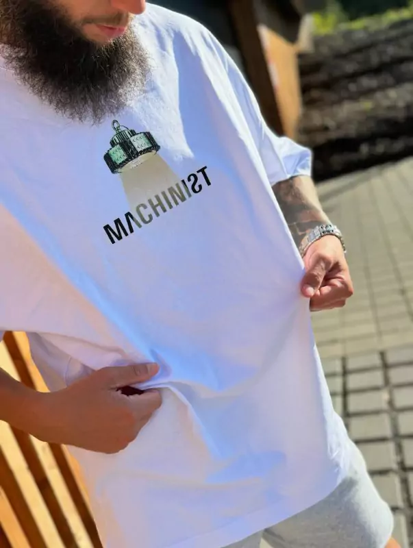 Tričko Ganja #Bílé
